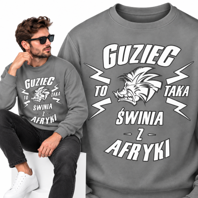 BLUZA  ŚMIESZNA GUZIEC